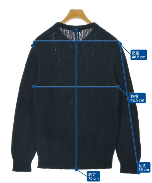 SAINT LAURENT PARIS（サンローランパリ）ニット・セーター 紺 サイズ:M メンズ/2200670155194