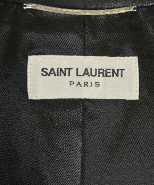 SAINT LAURENT PARIS（サンローランパリ）ライダース 黒 サイズ:52(XXL位) メンズ/2200676114010