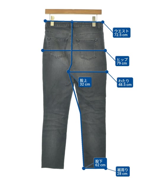 SAINT LAURENT PARIS（サンローランパリ）デニムパンツ グレー サイズ:29(S位) メンズ/2200676865028