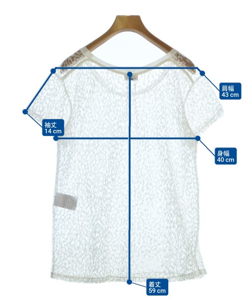 SAINT LAURENT PARIS（サンローランパリ）Tシャツ・カットソー 白 サイズ:S レディース/2200677136172