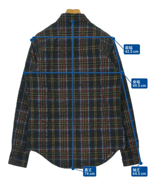 SAINT LAURENT PARIS（サンローランパリ）カジュアルシャツ 黒 サイズ:S メンズ/2200673383037