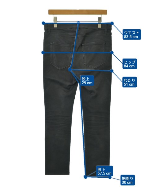 SAINT LAURENT PARIS（サンローランパリ）デニムパンツ 黒 サイズ:30(M位) メンズ/2200678090015