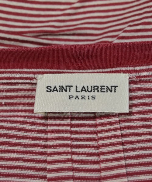 SAINT LAURENT PARIS（サンローランパリ）Tシャツ・カットソー 赤 サイズ:S メンズ/2200678204030