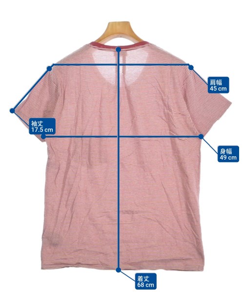 SAINT LAURENT PARIS（サンローランパリ）Tシャツ・カットソー 赤 サイズ:S メンズ/2200678204030