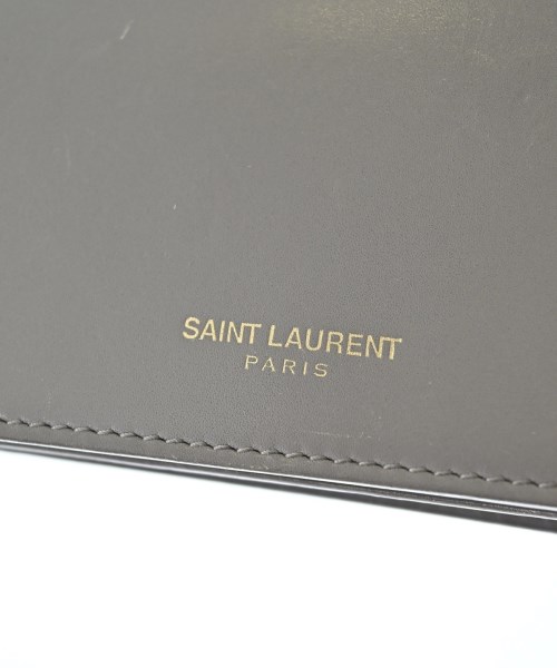 SAINT LAURENT PARIS（サンローランパリ）カードケース グレー サイズ:- メンズ/2200678208120