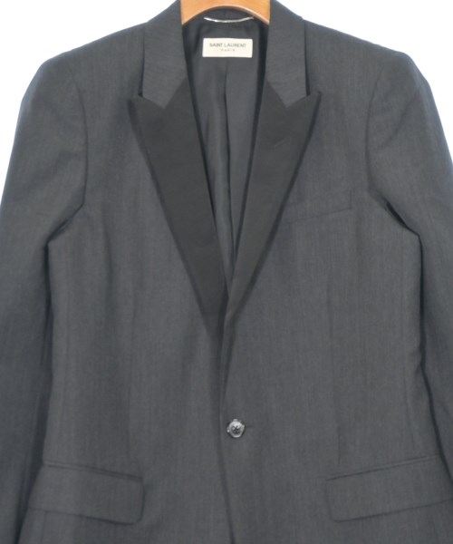 SAINT LAURENT PARIS（サンローランパリ）テーラードジャケット グレー サイズ:46(M位) メンズ/2200678217061