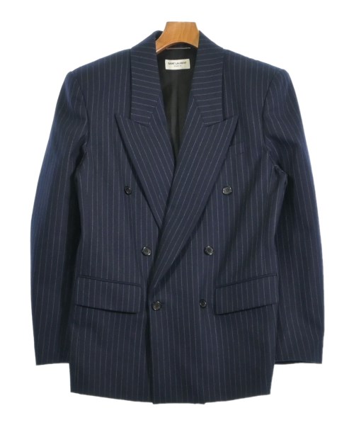 SAINT LAURENT PARIS(サンローランパリ)テーラードジャケット 紺 サイズ:50(XL位)/2200678302019