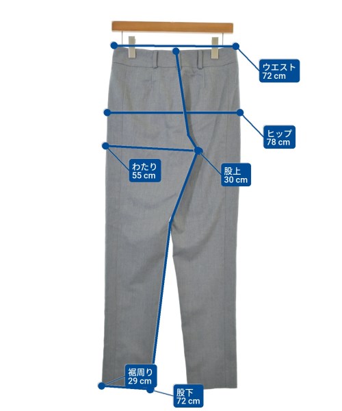 SAINT LAURENT PARIS（サンローランパリ）スラックス グレー サイズ:36(XS位) レディース/2200678707029