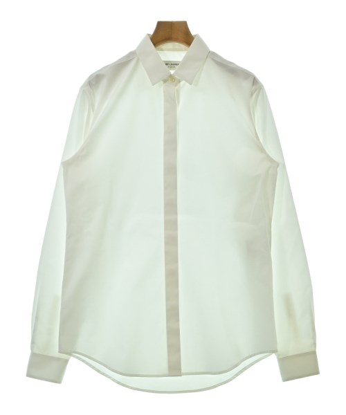 SAINT LAURENT PARIS(サンローランパリ)カジュアルシャツ 白 サイズ:36(S位)/2200674227071