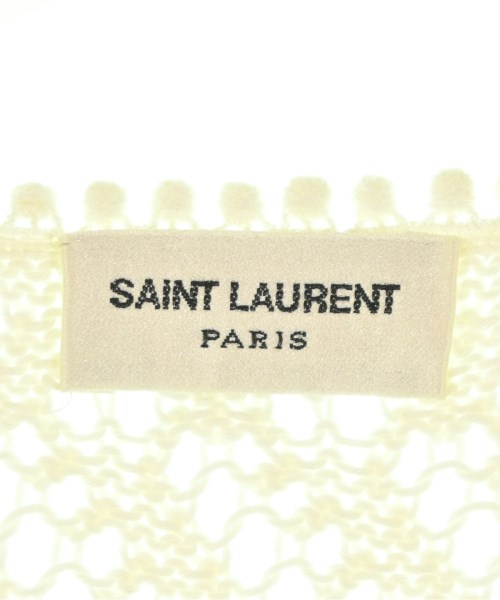 SAINT LAURENT PARIS（サンローランパリ）ニット・セーター 白 サイズ:XS レディース/2200678996317