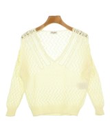 SAINT LAURENT PARIS（サンローランパリ）ニット・セーター 白 サイズ:XS レディース/2200678996317