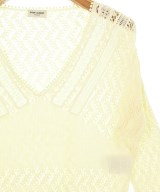 SAINT LAURENT PARIS（サンローランパリ）ニット・セーター 白 サイズ:XS レディース/2200678996317