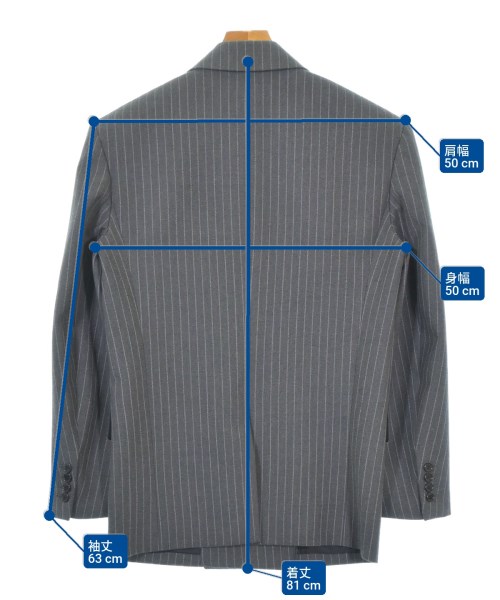 SAINT LAURENT PARIS（サンローランパリ）カジュアルジャケット グレー サイズ:44(S位) メンズ/2200679411017