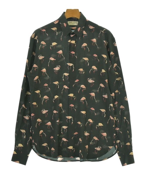 SAINT LAURENT PARIS(サンローランパリ)カジュアルシャツ 黒 サイズ:-(L位)/2200679448105