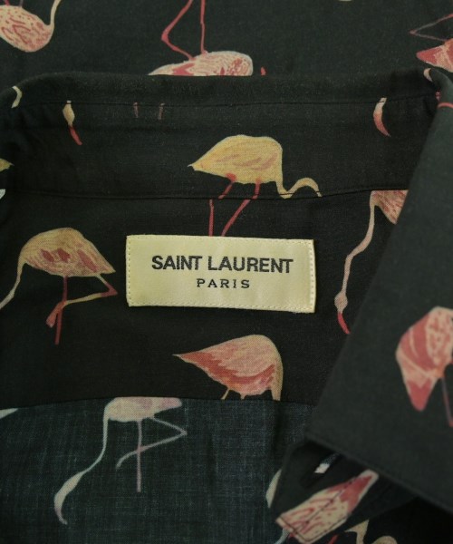 SAINT LAURENT PARIS（サンローランパリ）カジュアルシャツ 黒 サイズ:-(L位) メンズ/2200679448105
