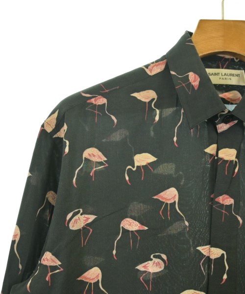 SAINT LAURENT PARIS（サンローランパリ）カジュアルシャツ 黒 サイズ:-(L位) メンズ/2200679448105