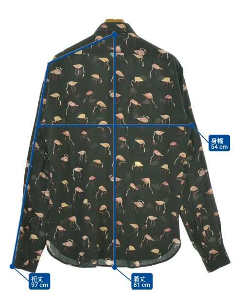 SAINT LAURENT PARIS（サンローランパリ）カジュアルシャツ 黒 サイズ:-(L位) メンズ/2200679448105