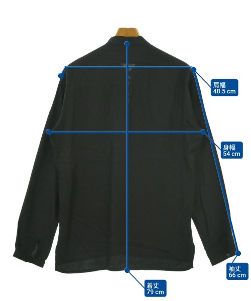 SAINT LAURENT PARIS（サンローランパリ）カジュアルシャツ 黒 サイズ:-(L位) メンズ/2200679448143