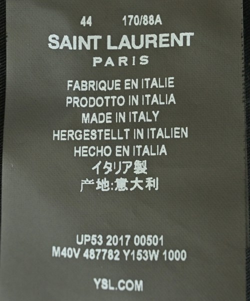 SAINT LAURENT PARIS（サンローランパリ）モッズコート 黒 サイズ:44(S位) メンズ/2200679586036