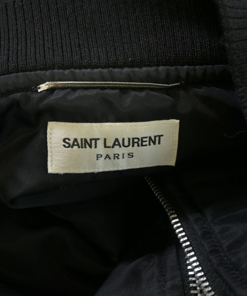 SAINT LAURENT PARIS（サンローランパリ）ミリタリーブルゾン 黒 サイズ:42(M位) レディース/2200681775121