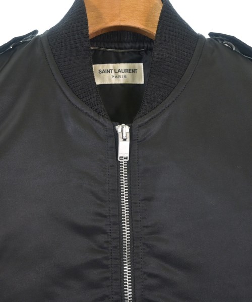 SAINT LAURENT PARIS（サンローランパリ）ミリタリーブルゾン 黒 サイズ:42(M位) レディース/2200681775121