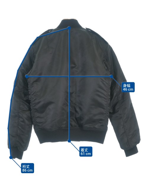 SAINT LAURENT PARIS（サンローランパリ）ミリタリーブルゾン 黒 サイズ:42(M位) レディース/2200681775121