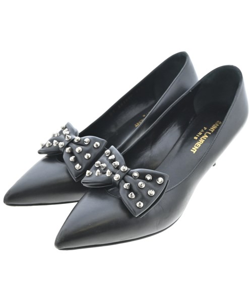 SAINT LAURENT PARIS(サンローランパリ)パンプス 黒 サイズ:EU37 1/2(24cm位)/2200681791060