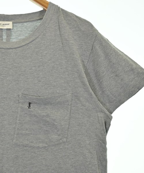 SAINT LAURENT PARIS（サンローランパリ）Tシャツ・カットソー グレー サイズ:M メンズ/2200677029023