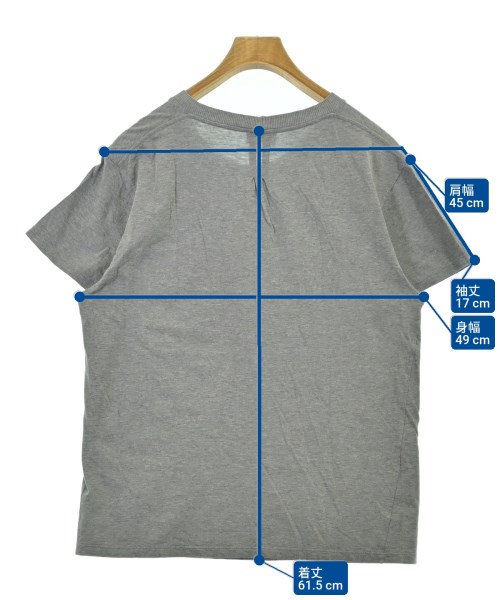 SAINT LAURENT PARIS（サンローランパリ）Tシャツ・カットソー グレー サイズ:M メンズ/2200677029023