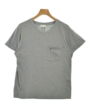 サンローラン パリ スターカットアウト Tシャツ カットソー L ライトグレー SAINT LAURENT PARIS（サンローランパリ）Tシャツ・カットソー グレー