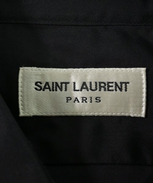 SAINT LAURENT PARIS（サンローランパリ）ドレスシャツ 黒 サイズ:40(M位) レディース/2200695177041