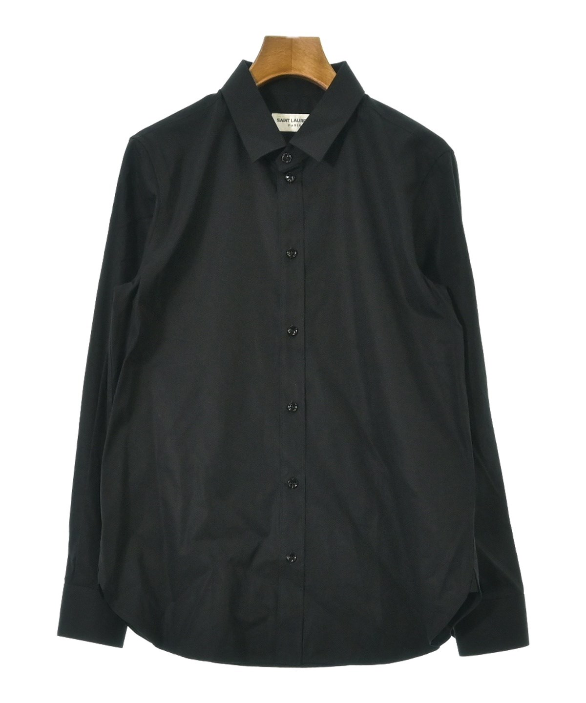 SAINT LAURENT PARIS（サンローランパリ）ドレスシャツ 黒 サイズ:40(M