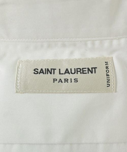 SAINT LAURENT PARIS（サンローランパリ）ドレスシャツ 白 サイズ:40(M位) レディース/2200695177058