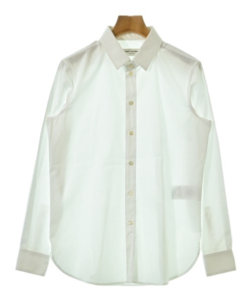 SAINT LAURENT PARIS(サンローランパリ)ドレスシャツ 白 サイズ:40(M位)/2200695177072