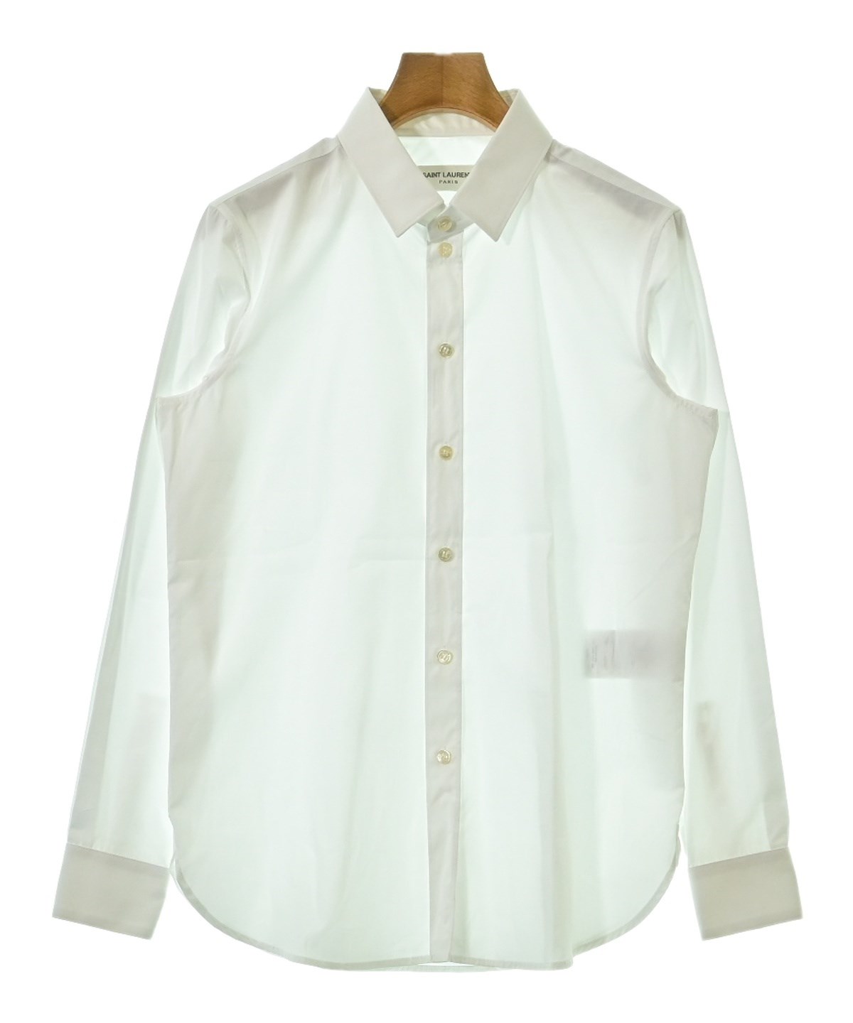 SAINT LAURENT PARIS（サンローランパリ）ドレスシャツ 白 サイズ:40(M