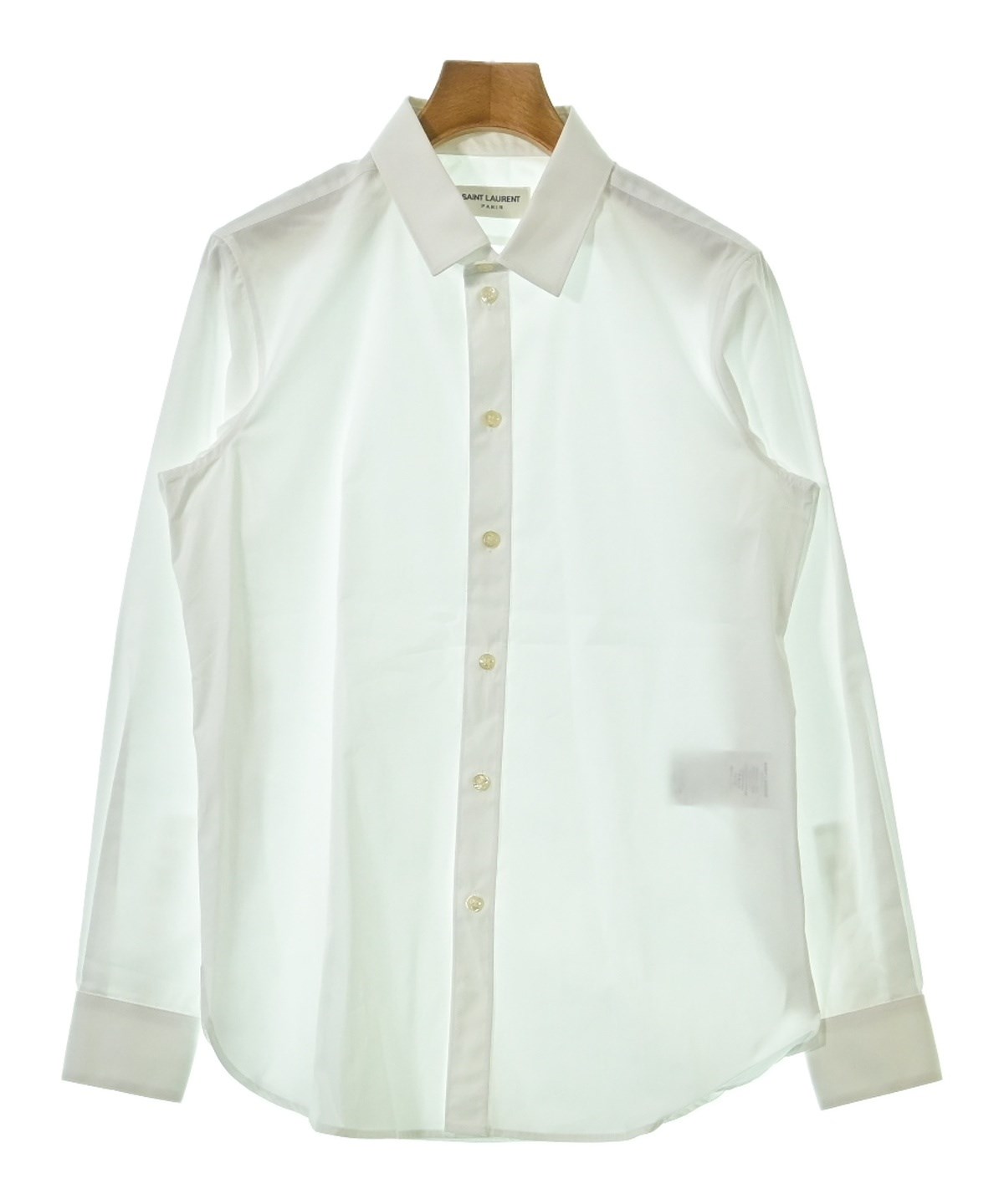 SAINT LAURENT PARIS（サンローランパリ）ドレスシャツ 白 サイズ:40(M