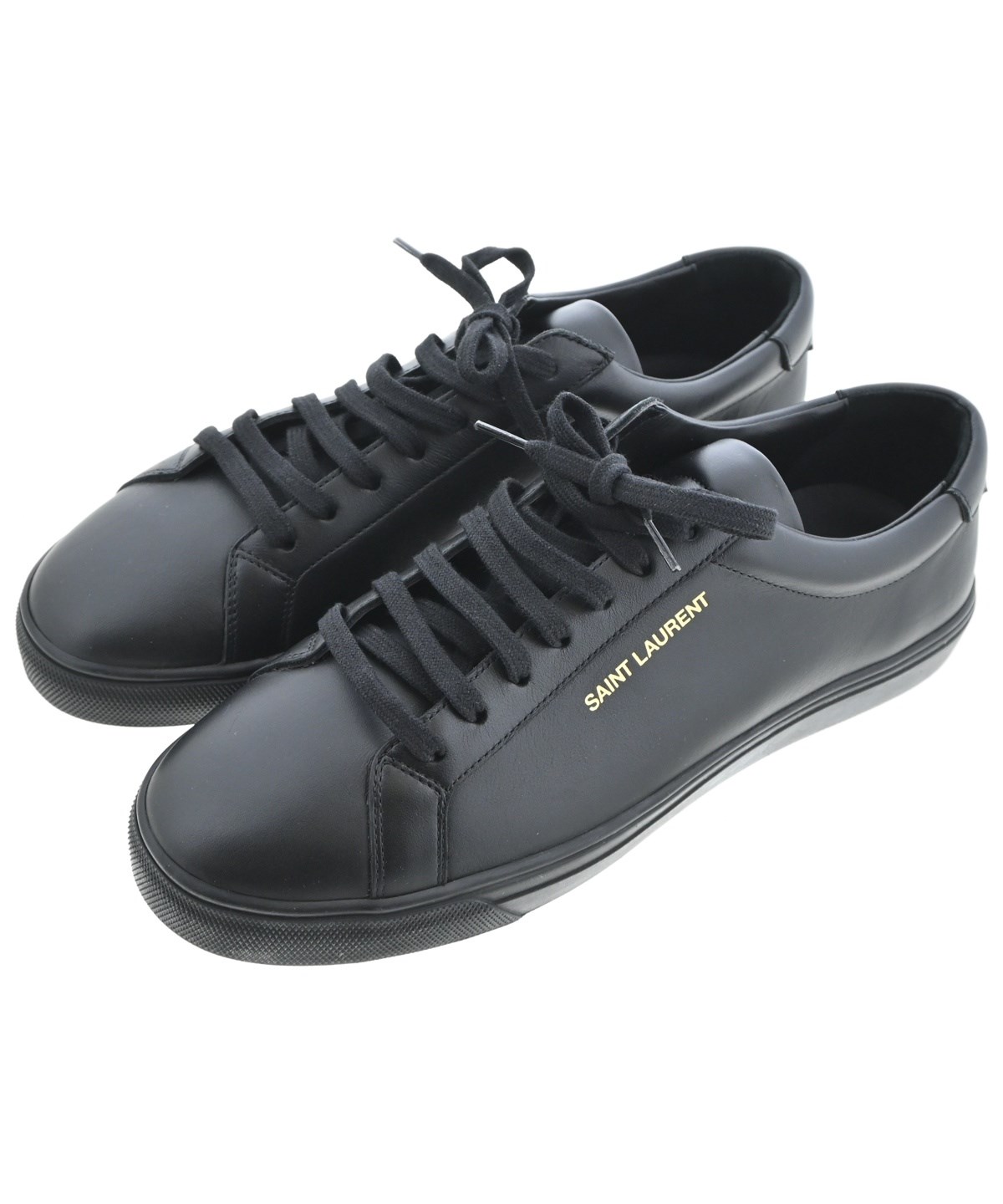 サンローランパリ　黒スニーカー　ローカットスニーカー　コート系スニーカー SAINT LAURENT PARIS（サンローランパリ）スニーカー 黒 サイズ:EU40