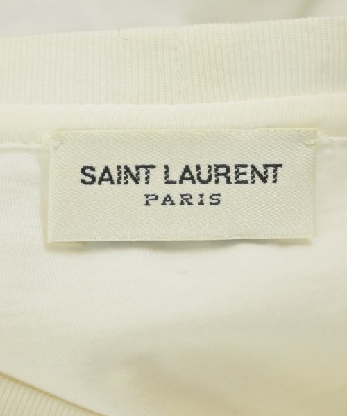 SAINT LAURENT PARIS（サンローランパリ）Tシャツ・カットソー 白 サイズ:S メンズ/2200688819064