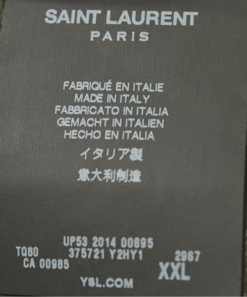 SAINT LAURENT PARIS（サンローランパリ）パーカー グレー サイズ:-(L位) メンズ/2200692045848