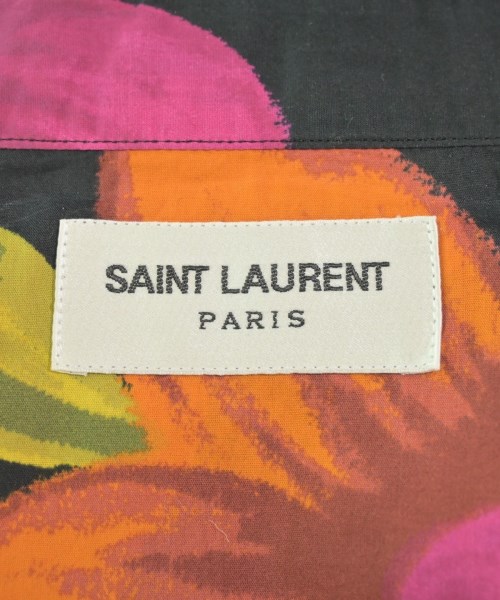SAINT LAURENT PARIS（サンローランパリ）カジュアルシャツ 黒 サイズ:39(M位) メンズ/2200696532023