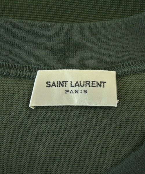 SAINT LAURENT PARIS（サンローランパリ）Tシャツ・カットソー 緑 サイズ:M メンズ/2200696532078