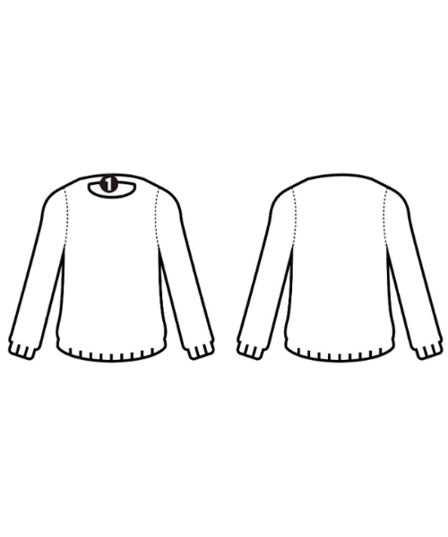SAINT LAURENT PARIS（サンローランパリ）ニット・セーター 紫 サイズ:S レディース/2200696976018