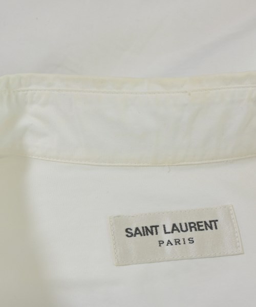 SAINT LAURENT PARIS（サンローランパリ）カジュアルシャツ 白 サイズ:-(S位) メンズ/2200697293039