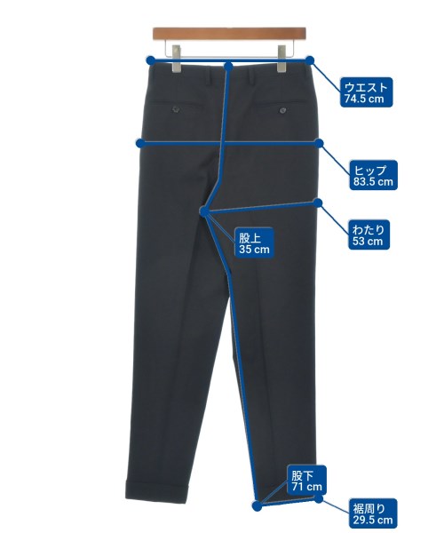 SAINT LAURENT PARIS（サンローランパリ）スラックス 黒 サイズ:44(S位) メンズ/2200697329011
