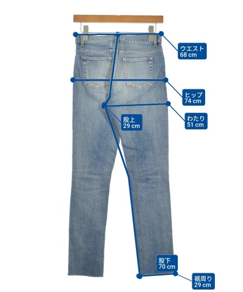 SAINT LAURENT PARIS（サンローランパリ）デニムパンツ 青 サイズ:25(S位) レディース/2200692503010