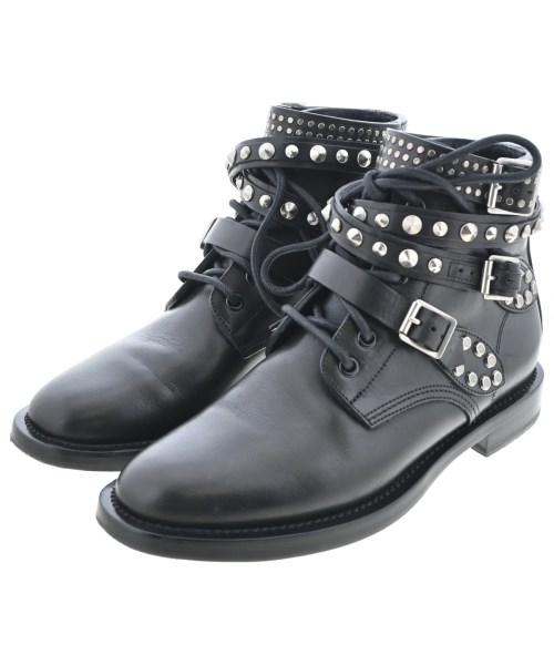 SAINT LAURENT PARIS(サンローランパリ)ブーツ 黒 サイズ:EU37 1/2(24cm位)/2200697701091