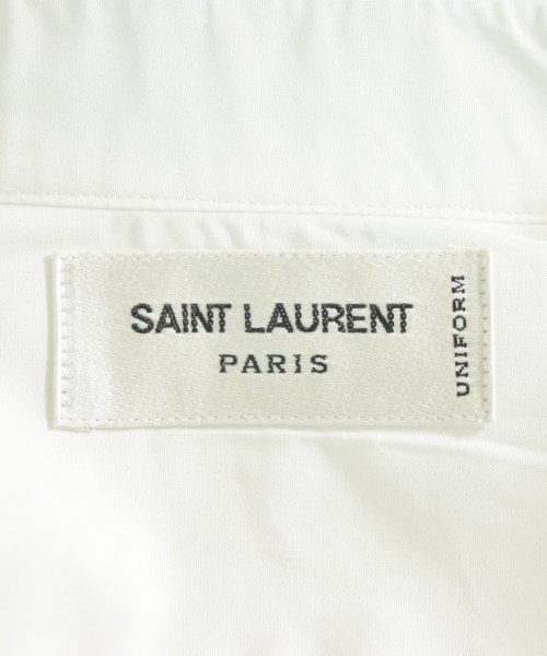 SAINT LAURENT PARIS（サンローランパリ）ドレスシャツ 白 サイズ:39(M位) メンズ/2200698178021