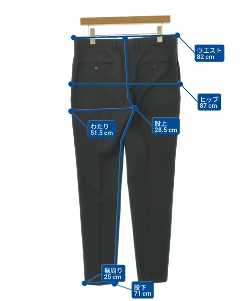 SAINT LAURENT PARIS（サンローランパリ）スラックス 黒 サイズ:46(M位) メンズ/2200698178038