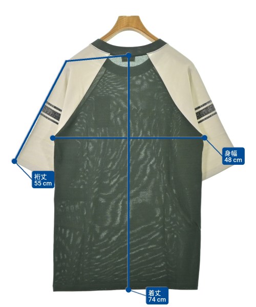 SAINT LAURENT PARIS（サンローランパリ）Tシャツ・カットソー 緑 サイズ:M メンズ/2200698181045