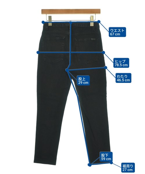 SAINT LAURENT PARIS（サンローランパリ）デニムパンツ 黒 サイズ:28(L位) レディース/2200698235038